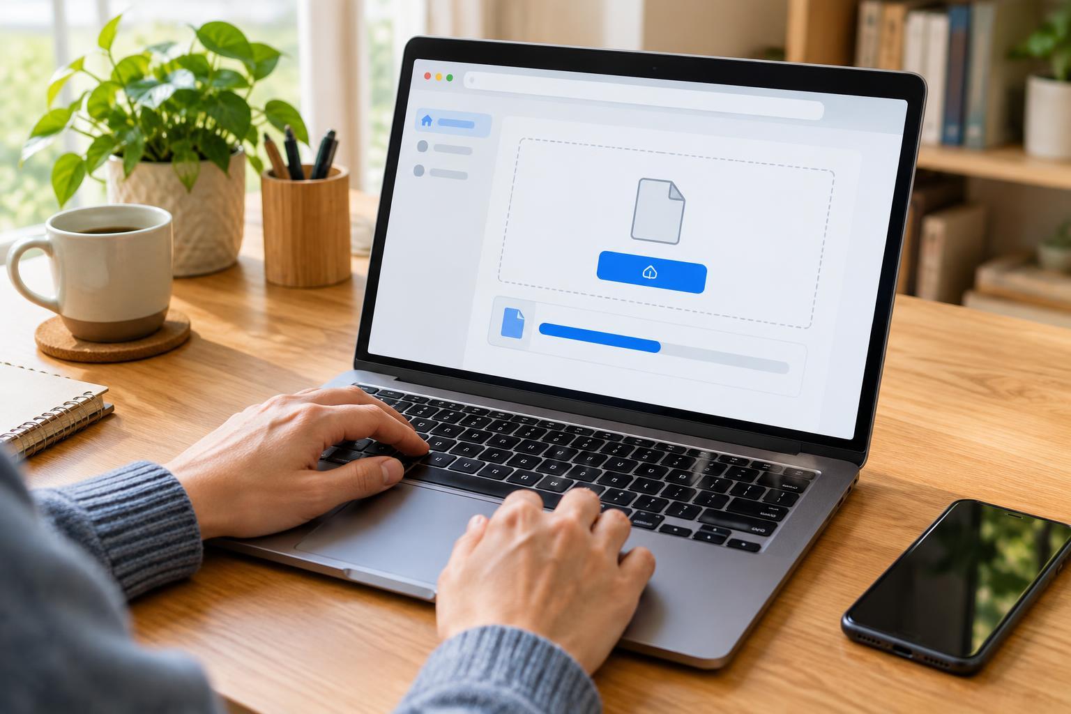 How to Upload a File from Your Device to a Website