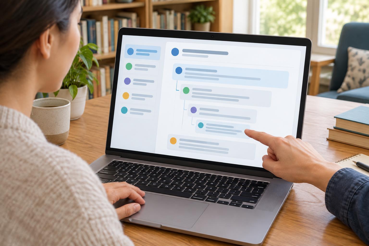 How Online Discussion Forums Organize Posts, Threads, and Replies